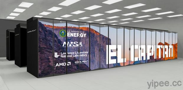 AMD 聯手 HPE 為美國政府打造 El Capitan 超級電腦，效能將突破 2 Exaflops