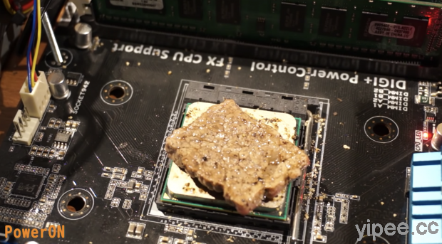 AMD CPU 烤和牛！撒上黑胡椒，看起來真香