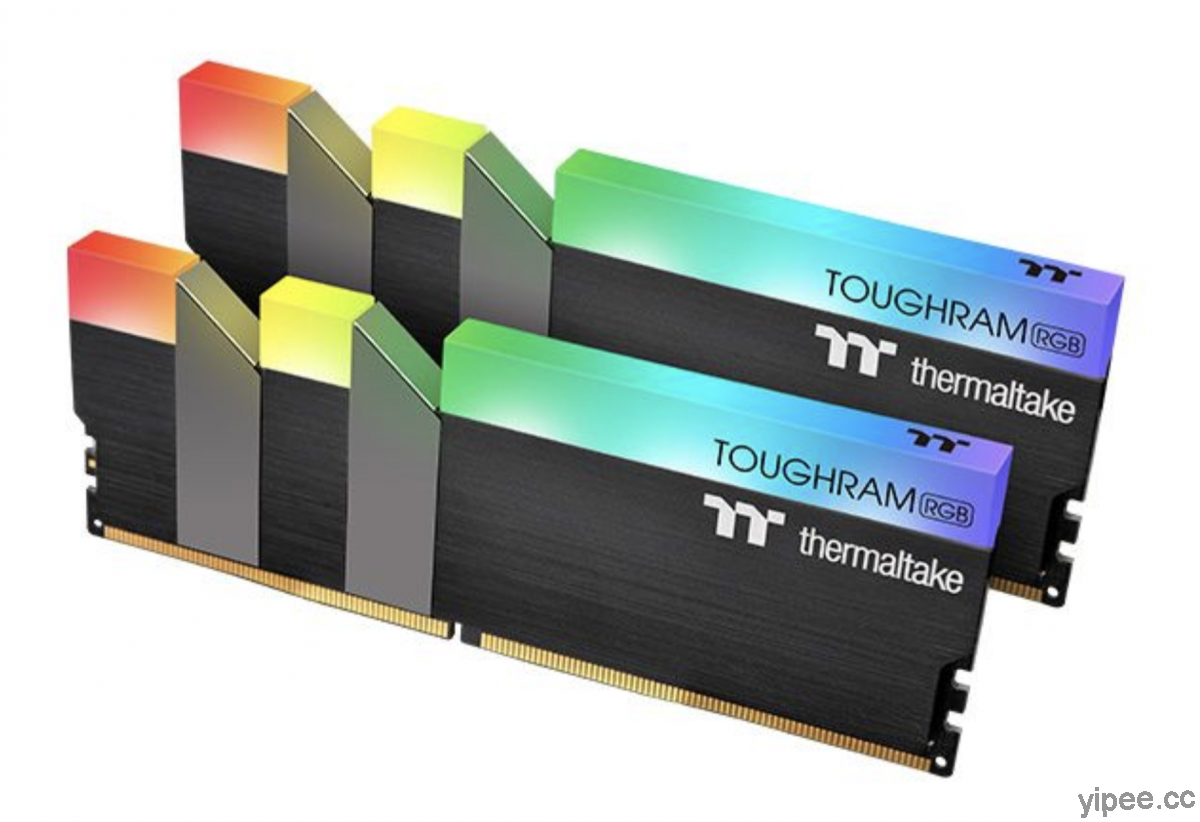 曜越 NeonMaker 燈光編輯軟體支援 TOUGHRAM RGB DDR4 系列高效電競記憶體