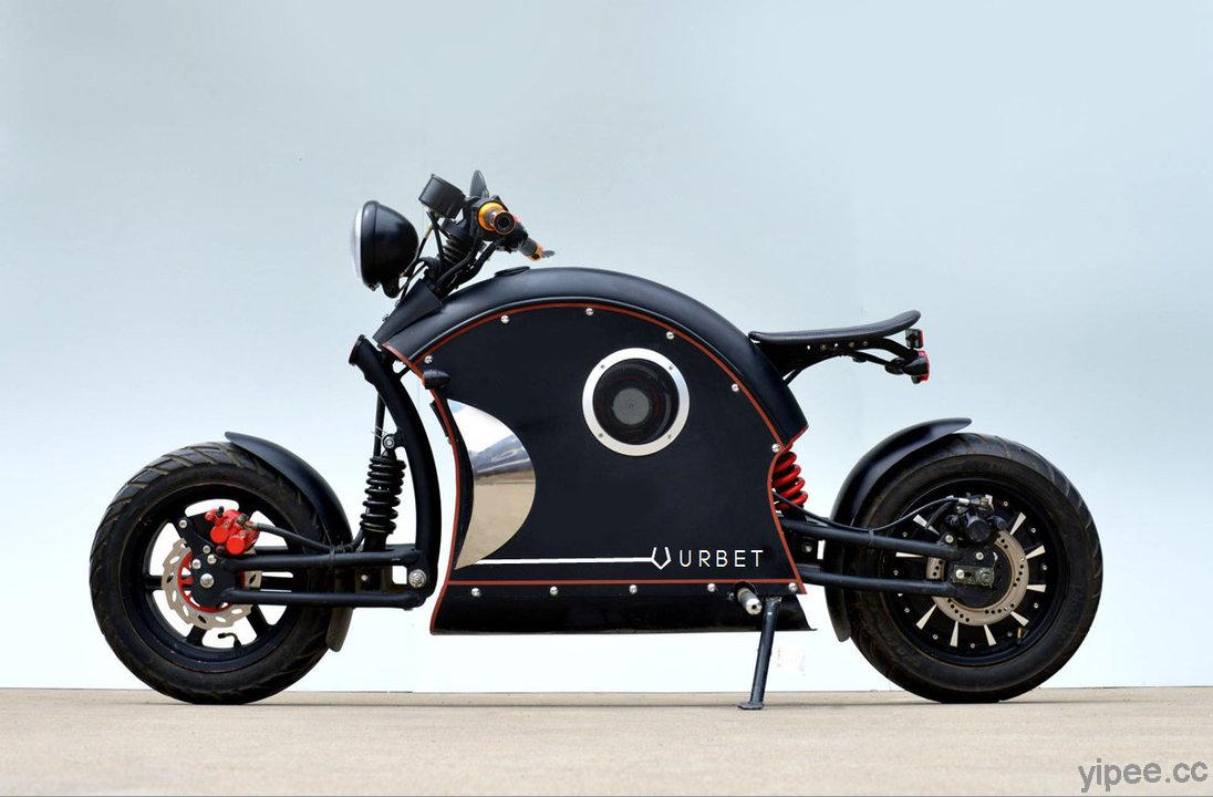 可愛又龐克的電動摩托車 Urbet Ego，適合都市代步、極速僅 90 公里