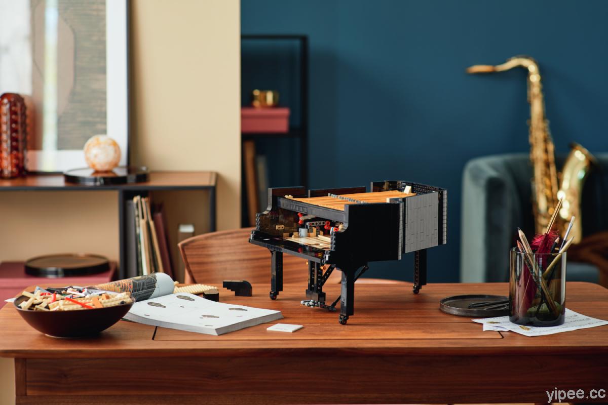 LEGO Ideas 創作變玩具！樂高精緻的「演奏鋼琴」搭配 App 還能彈奏音樂