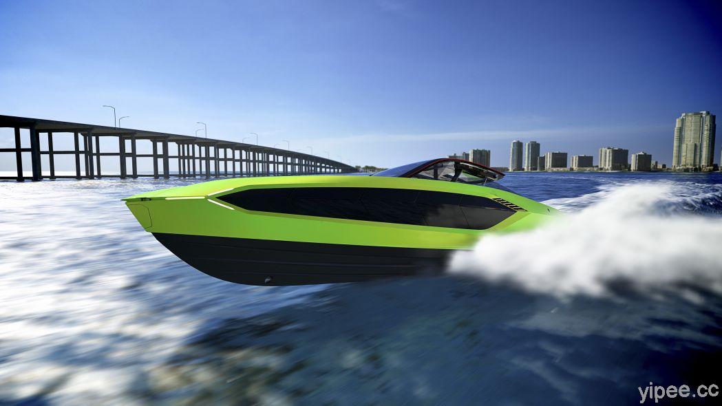 Tecnomar 與 Lamborghini 藍寶堅尼合作開發豪華遊艇，超炫外型向 Lambo Sián FKP 37 致敬