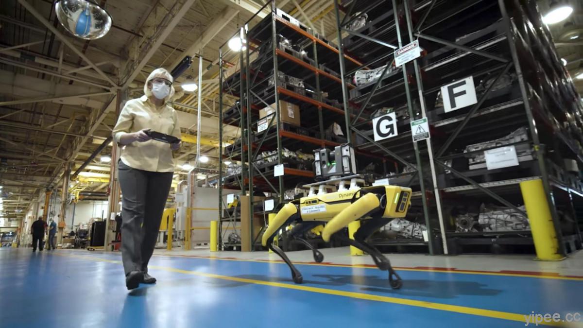 Ford 福特找來波士頓動力機器狗 Spot 掃描即將改建的密西根工廠
