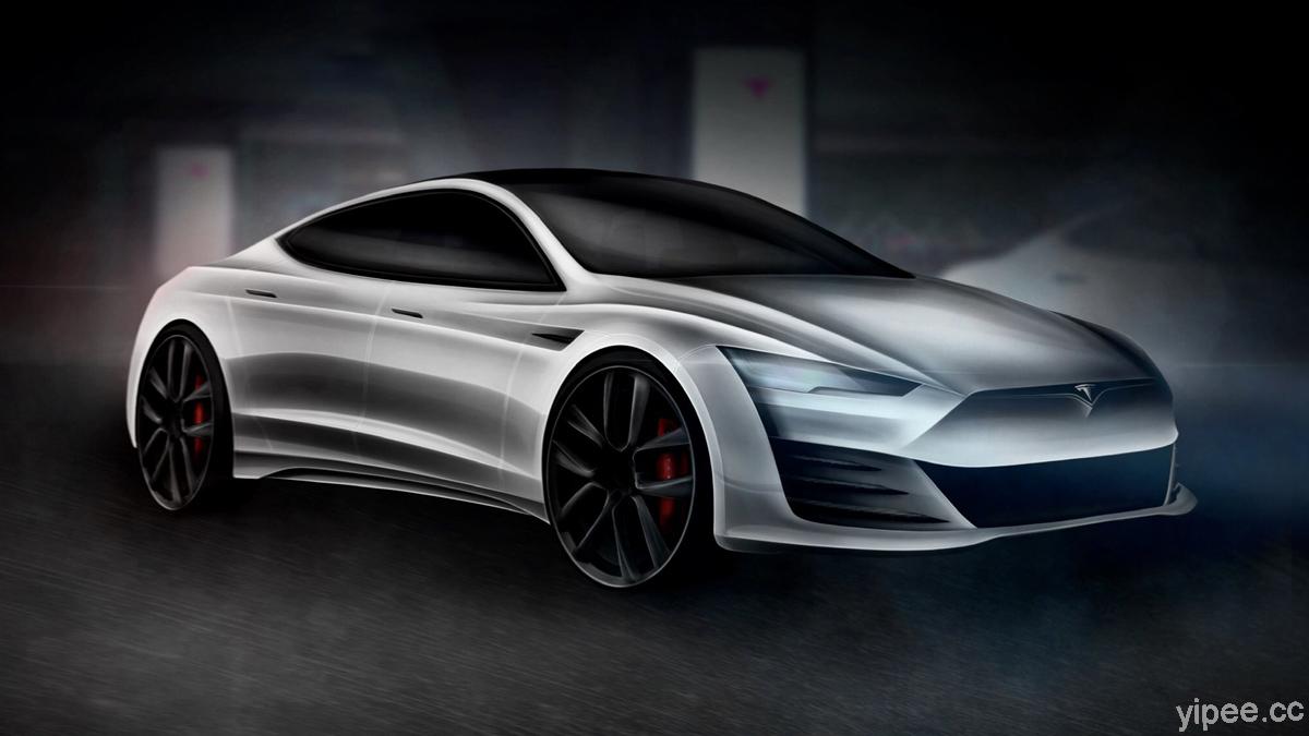 網友分享 Model S 全新概念圖，新款 Tesla 特斯拉 Model S Plaid 會長這樣嗎？