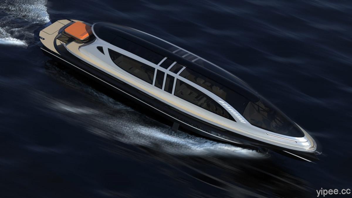 3,900 萬美元超豪華遊艇 Xenos，還配備 300 萬美元 Bugatti Chiron 超跑