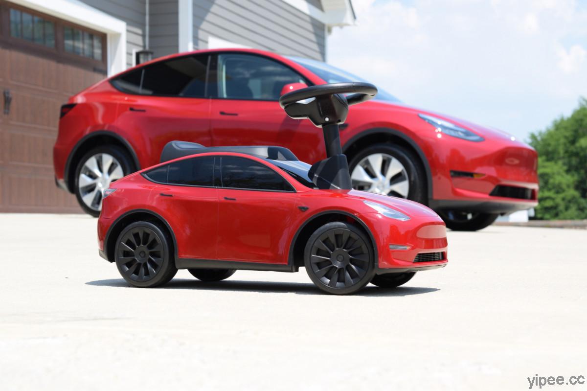 4 歲以下兒童才能駕駛的迷你版特斯拉 Tesla Model Y ，超萌售價 NT$ 2,940 元