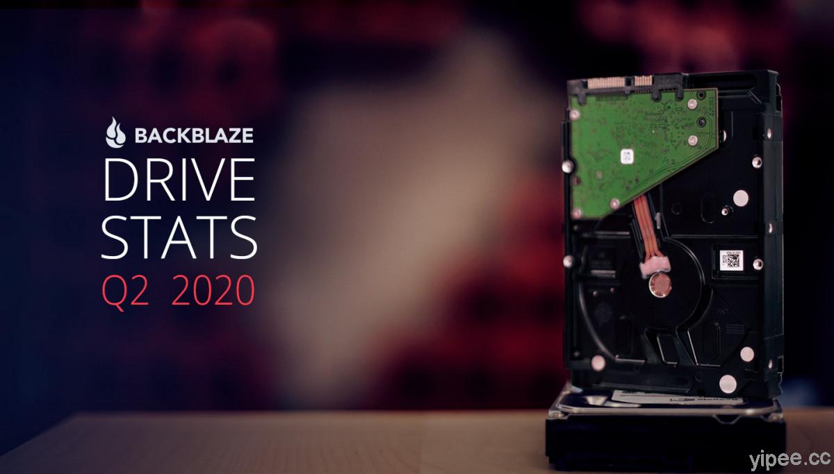 Backblaze 公佈 2020 年第二季 HDD 硬碟故障率報告