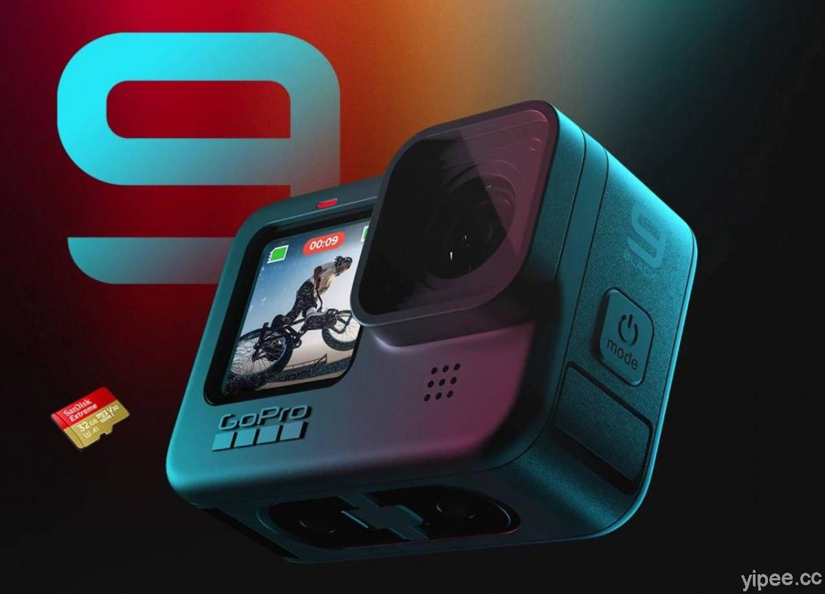 GoPro Hero 9 Black 全面更新，5K 錄影、2000萬畫素照片、雙彩色螢幕 – 三嘻行動哇 Yipee!