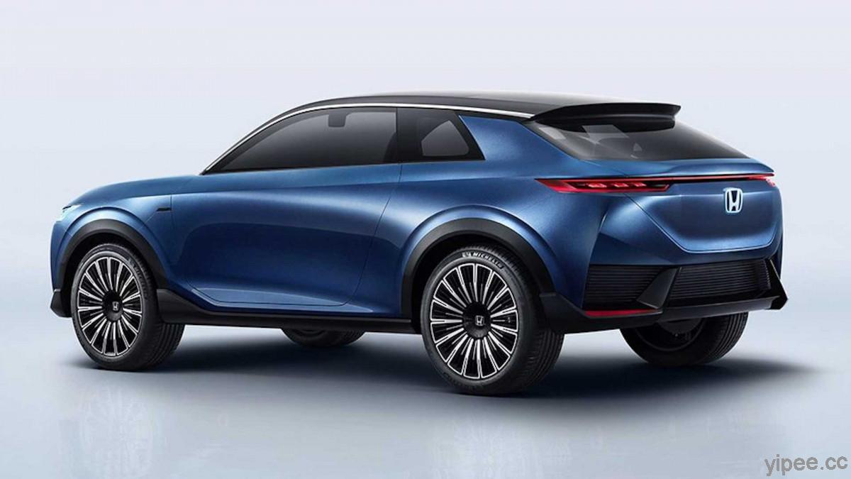 科技感的honda Suv E Concept 純電動概念車款在北京車展亮相