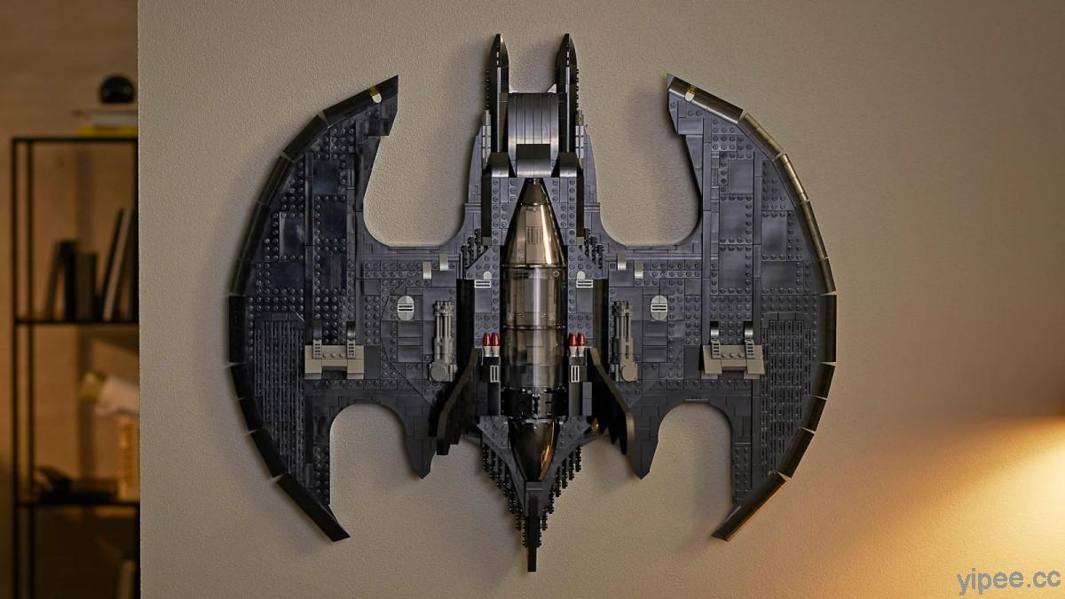 超威風的 LEGO 1989 年版 Batwing 蝙蝠戰機，還能掛在牆上當藝術品！