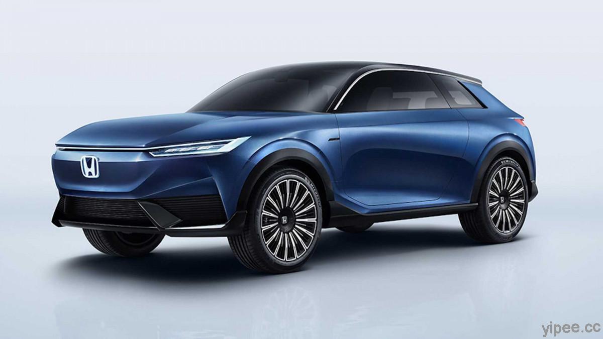 科技感的 Honda SUV e：concept 純電動概念車款在北京車展亮相