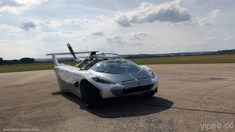 【影片】飛天汽車成真！AirCar V5 實測成功，3 分鐘就能飛上天際
