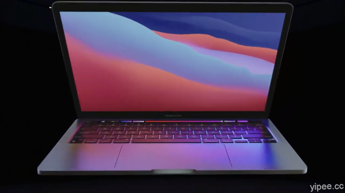 13 吋 MacBook Pro 搭載 Apple M1 晶片發表，擁有更快效能、電池續航時間更長