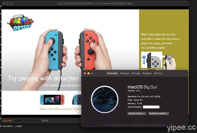 沒 Switch 也能玩《超級瑪利歐 奧德賽》！Apple M1 Mac 成功模擬啟動 Nintendo 任天堂遊戲