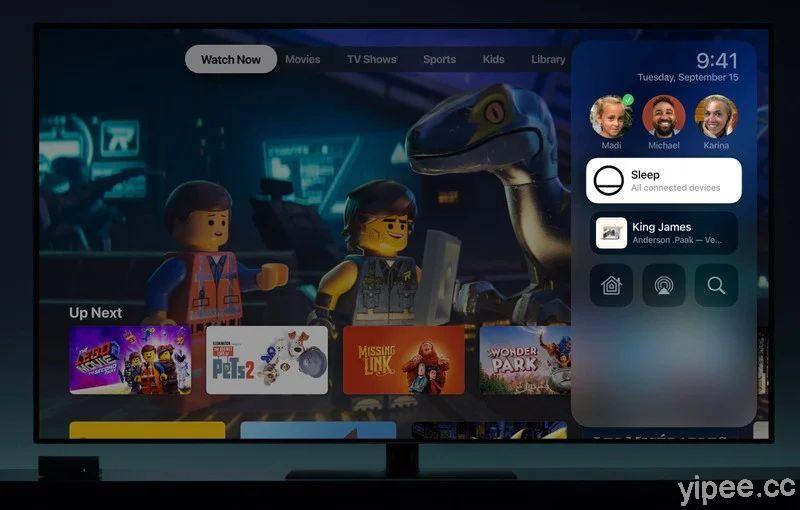 Apple 蘋果釋出 Apple TV 第四代和第五代專用的 tvOS 14.3 作業系統