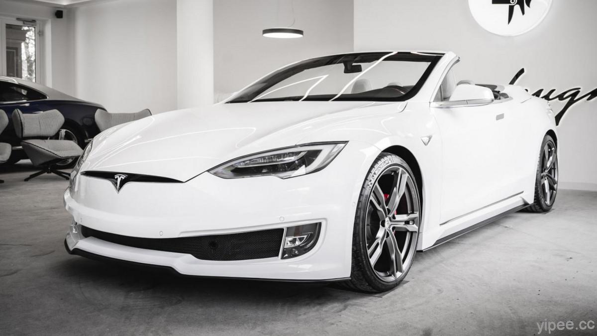 Tesla 特斯拉 Model S 也有敞篷版！由義大利改裝工作室 Ares Design 打造
