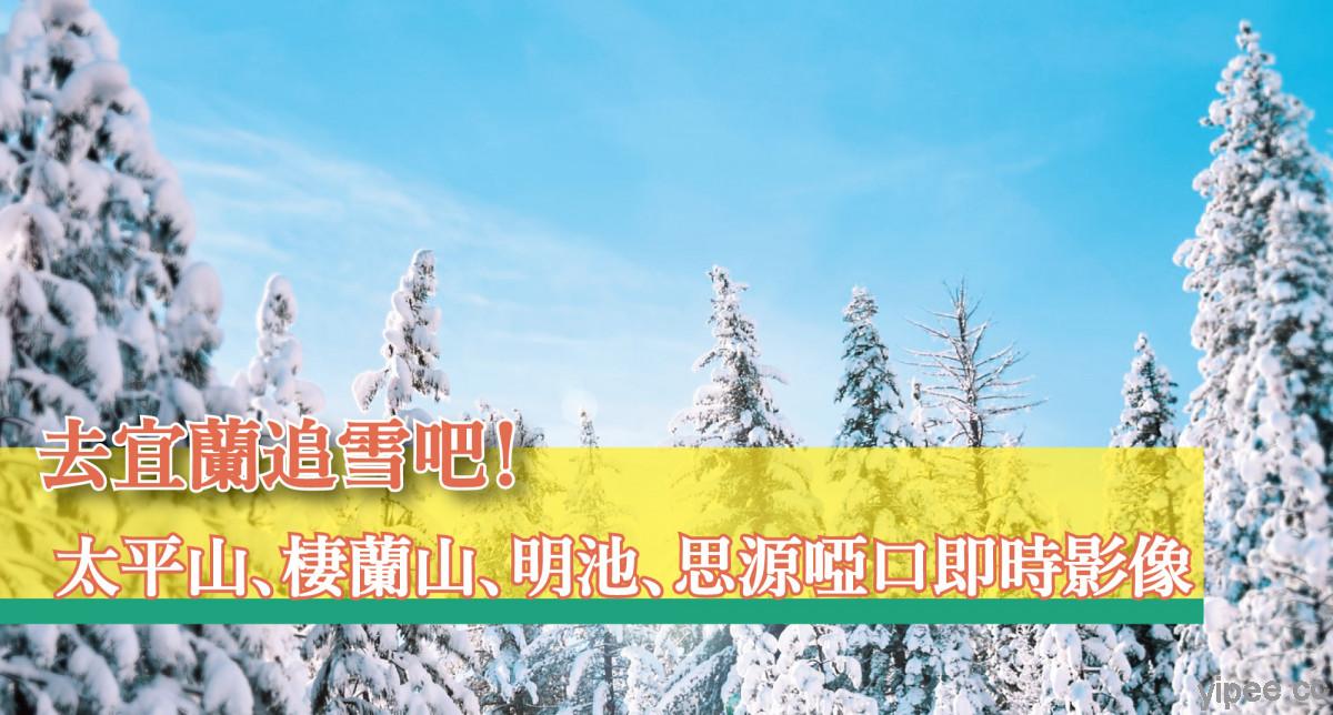 【免費】去宜蘭賞雪吧！太平山、棲蘭山、明池、思源啞口即時影像（2023.12.20更新）