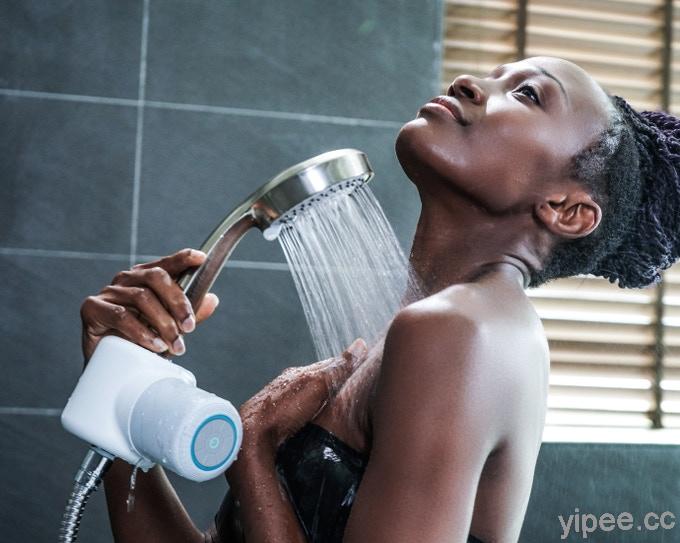 【CES 2021】洗澡聽音樂不稀奇！Ampere 設計淋浴藍牙喇叭，竟然是用水發電！