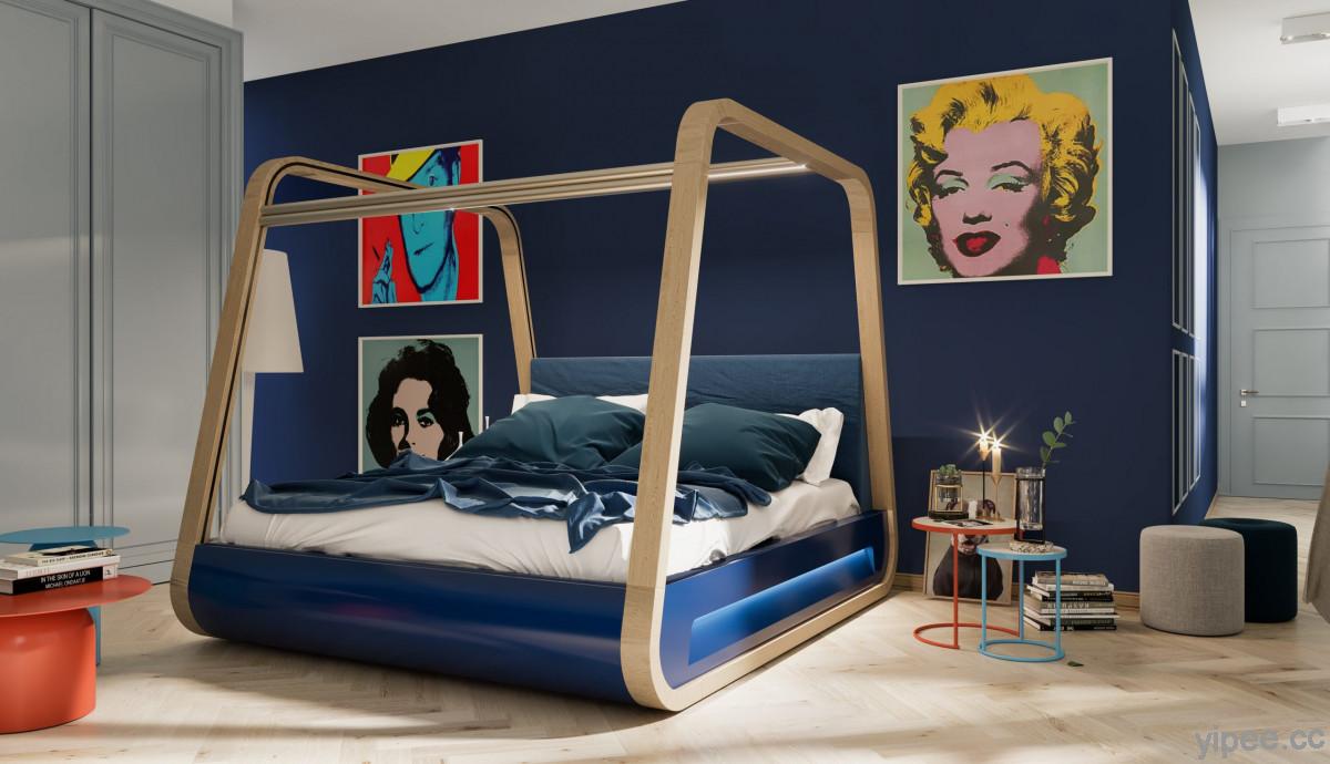 擁有這張 70 吋的「智慧床」，你還捨得起床嗎？