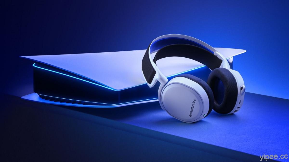 SteelSeries 賽睿為 PlayStation 5 設計 Arctis 7P 無線電競耳機，還有 QcK Prism 3XL RGB 電競滑鼠墊