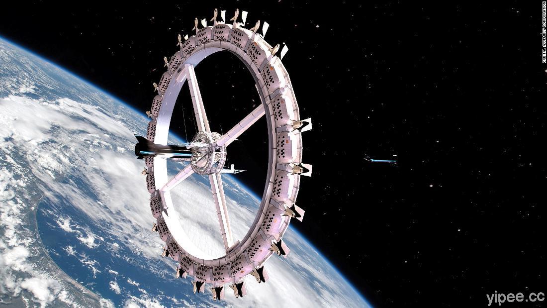 環狀「太空旅館」2027 年開幕，一次可容納 400 名旅客住宿