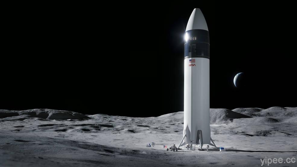 馬斯克 SpaceX 擊敗強敵，獨攬 NASA 登月太空船合約