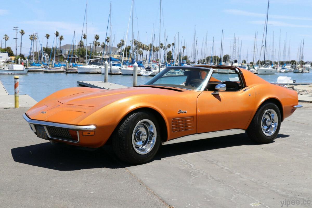 華麗的 1972 年雪佛蘭 Chevrolet Corvette 在 ebay 拍賣，開價新台幣 68.3 萬元！