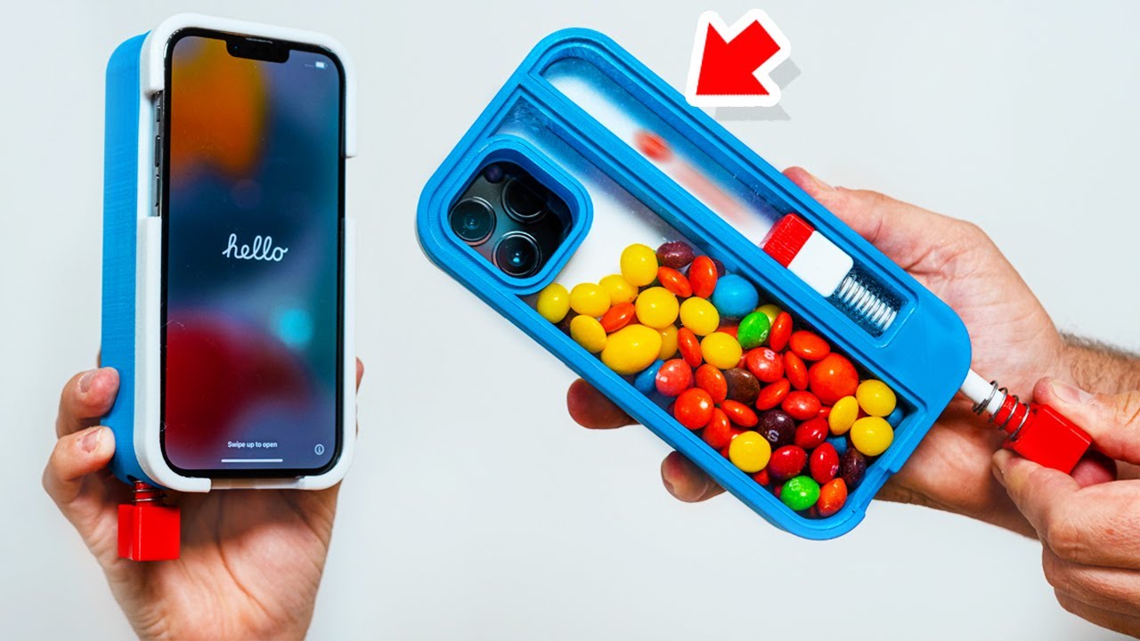 【影片】超有趣的糖果發射器保護殼！能保護 iPhone 13 Pro Max ，還能隨時吃糖