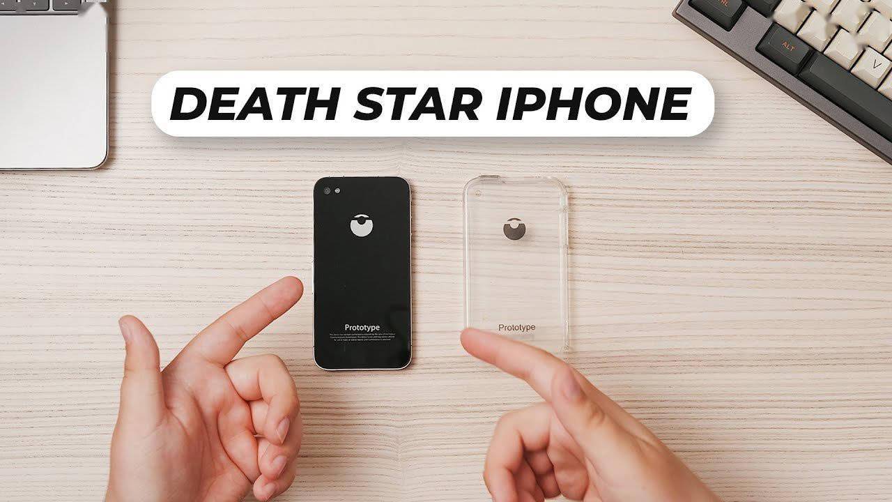 保密防諜、防止洩密出奇招，Apple 蘋果 iPhone 原型機把 Logo 換成星戰「死星」