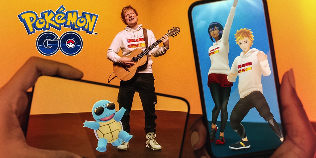Pokémon GO 宣布在遊戲中舉辦 Ed Sheeran特別演唱會