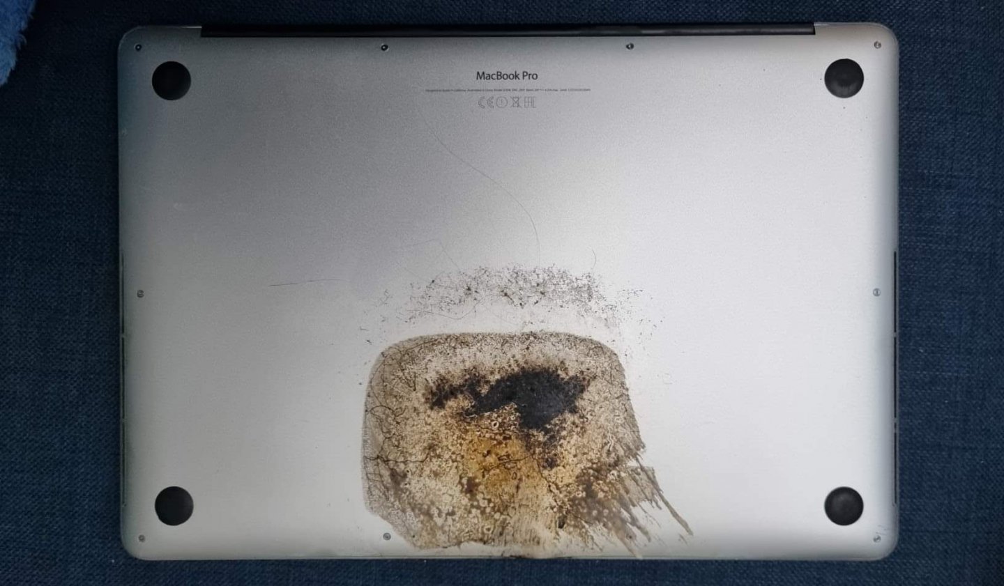 MacBook Pro 起火燒傷使用者，疑似鋰電池釀災