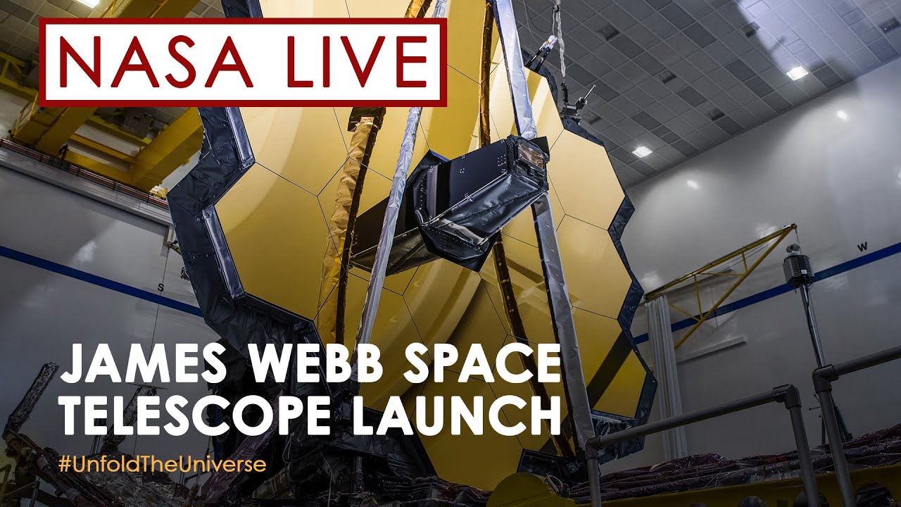 【影片】NASA 美國太空總署 JWST 韋伯太空望遠鏡發射升空，網路 LIVE 直播秀！