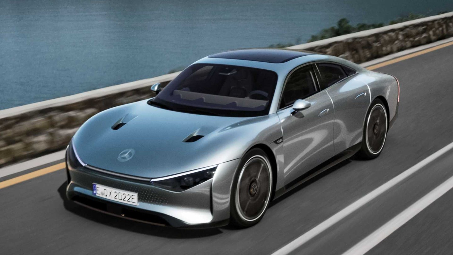Mercedes Benz 賓士 VISION EQXX 概念車首次亮相，續航里程達 1000 公里