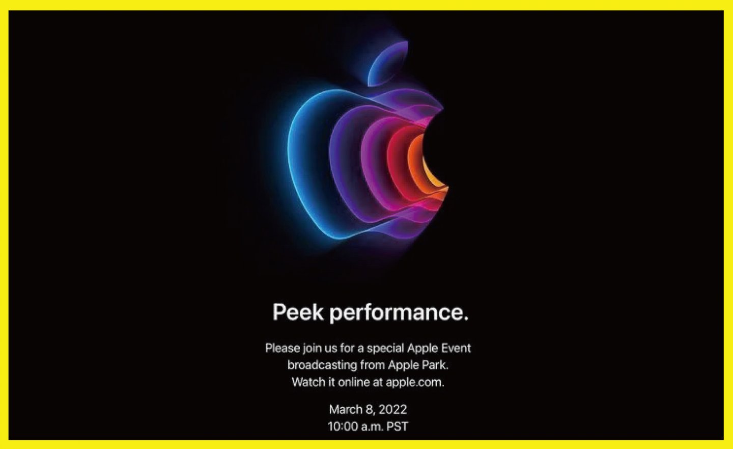 千呼萬喚！Apple 宣布將於美西時間 3 月 8 日舉辦發表會，據傳將發表 iPhone SE 3、iPad Air 和 Mac