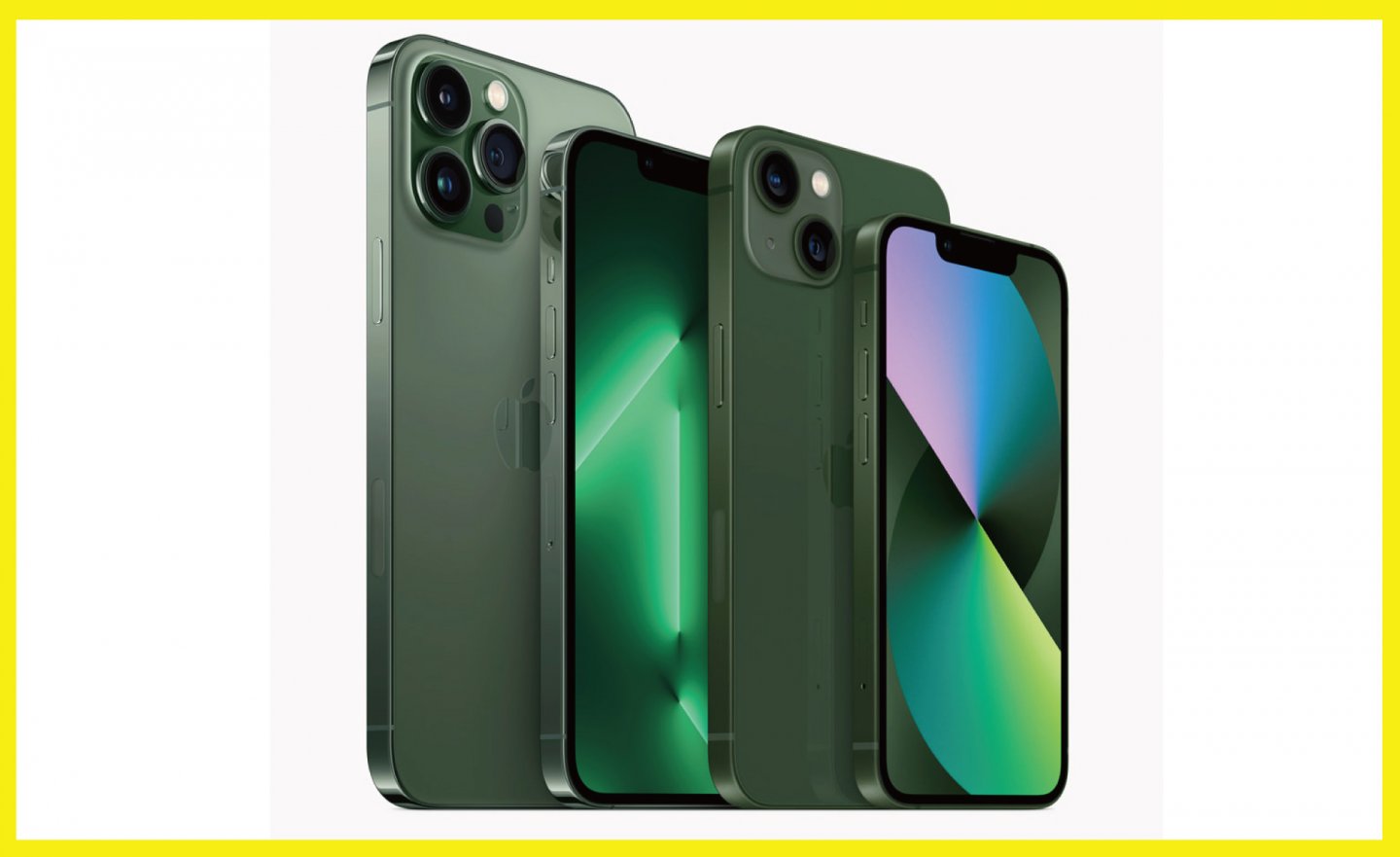 【2022 Apple 春季發表會】 iPhone 13 和 iPhone 13 Pro 推出全新綠色版本