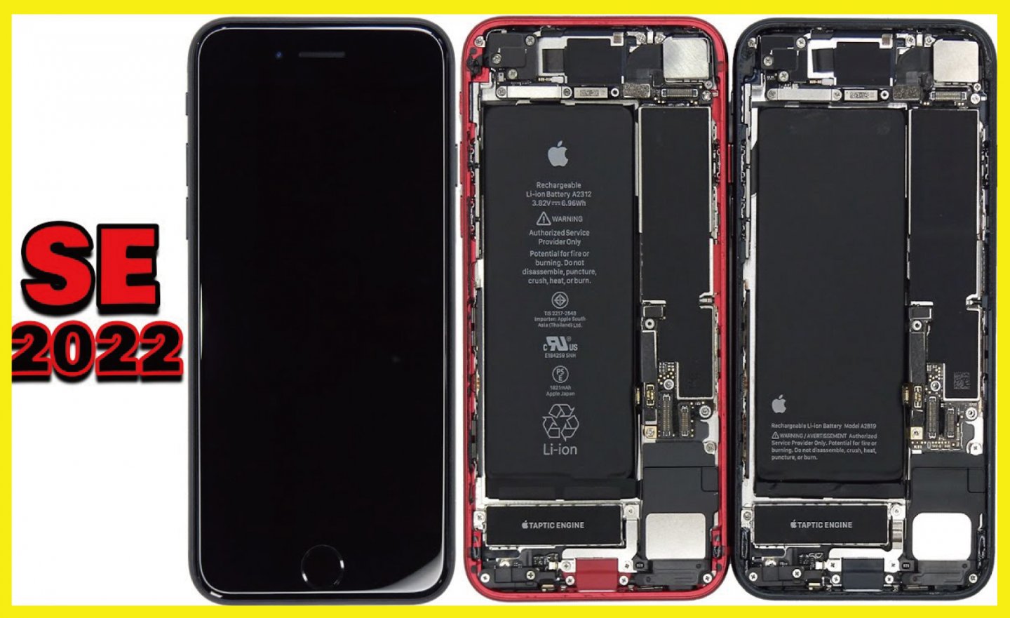 iPhone SE 3 拆機，電池容量揭曉、螢幕面板設計也有改變