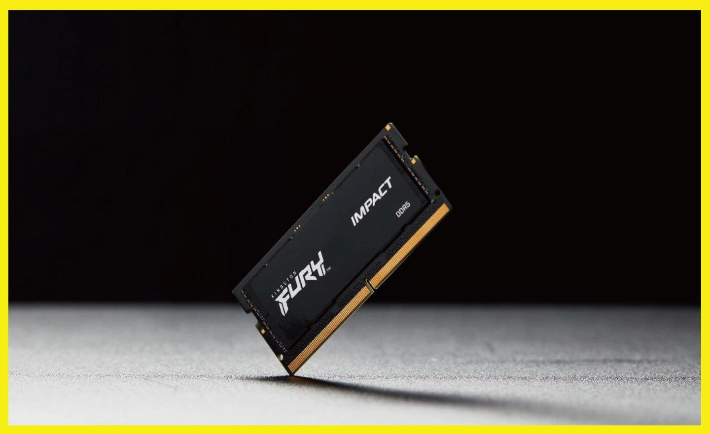 Kingston FURY Impact DDR5 SODIMM 記憶體在台上市，具有隨插即用超頻技術及 On-Die ECC 功能