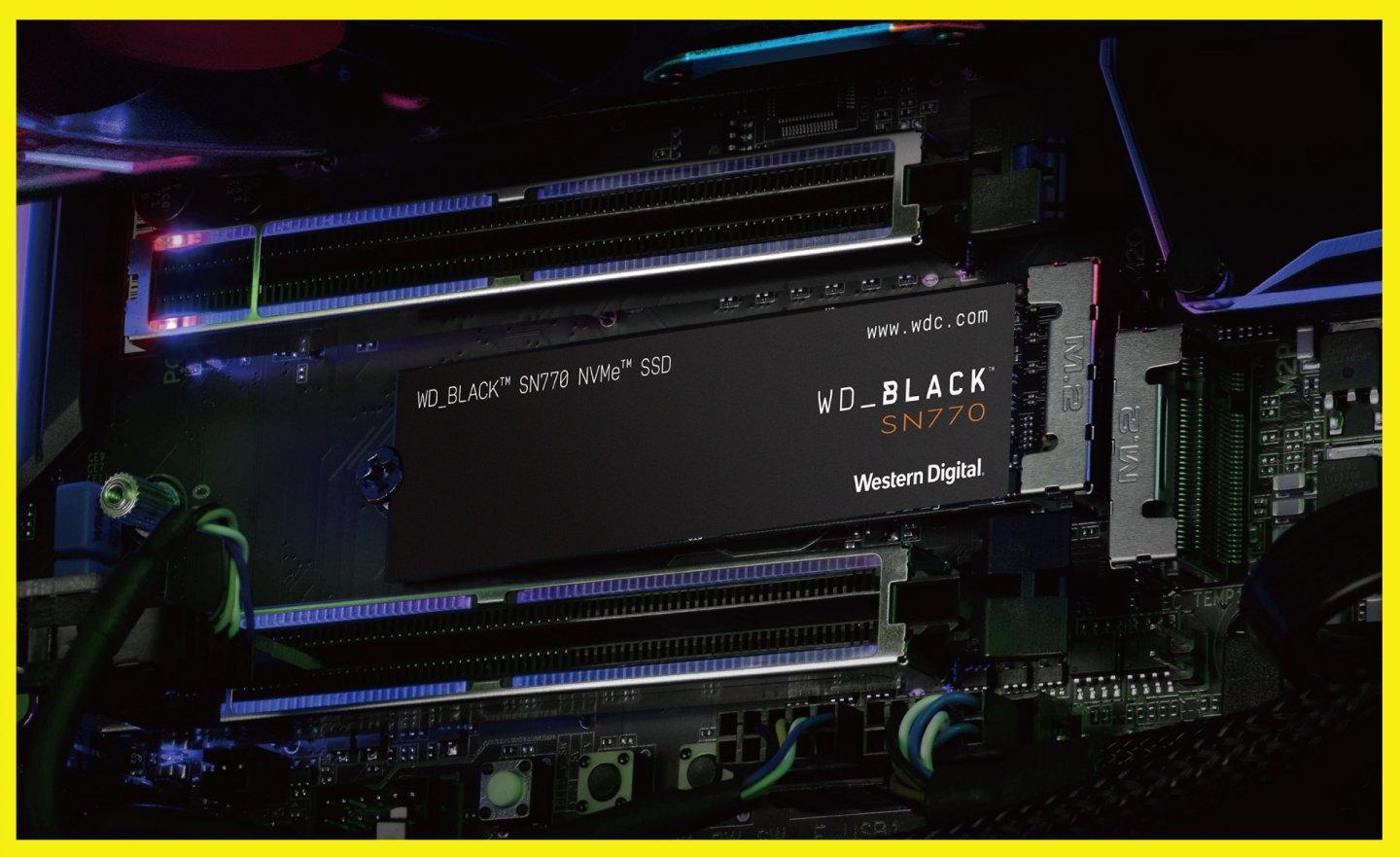 Western Digital 推出 WD_BLACK SSD 固態硬碟，讀取速度可達 5,150MB/s