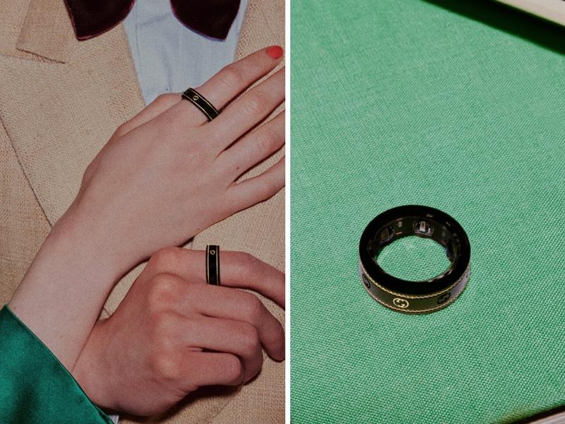 Gucci 聯手 Oura 推出智慧戒指，採用18K金材料增添奢華感