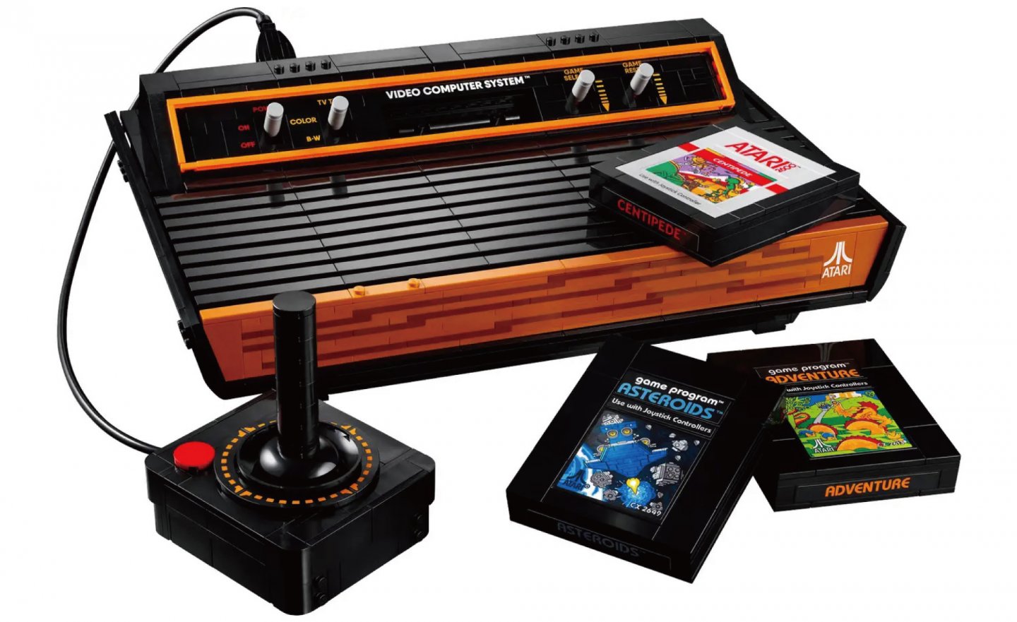 慶祝古董級電玩 Atari 2600 滿 46 週年，LEGO 樂高以積木完美還原經典遊戲機