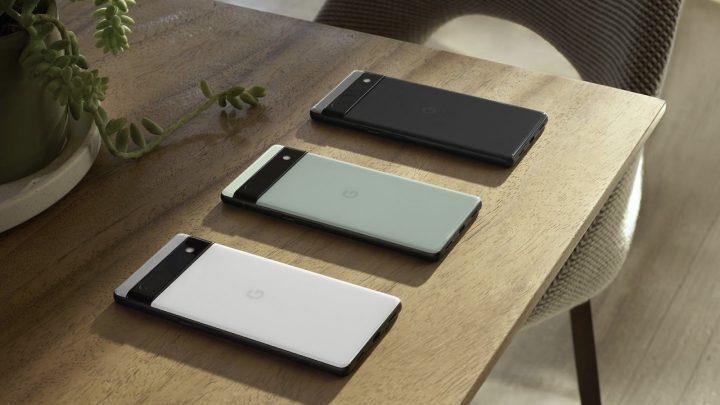 Google Pixel 6a 手機推出粉炭白、灰綠色與石墨黑共三款顏色