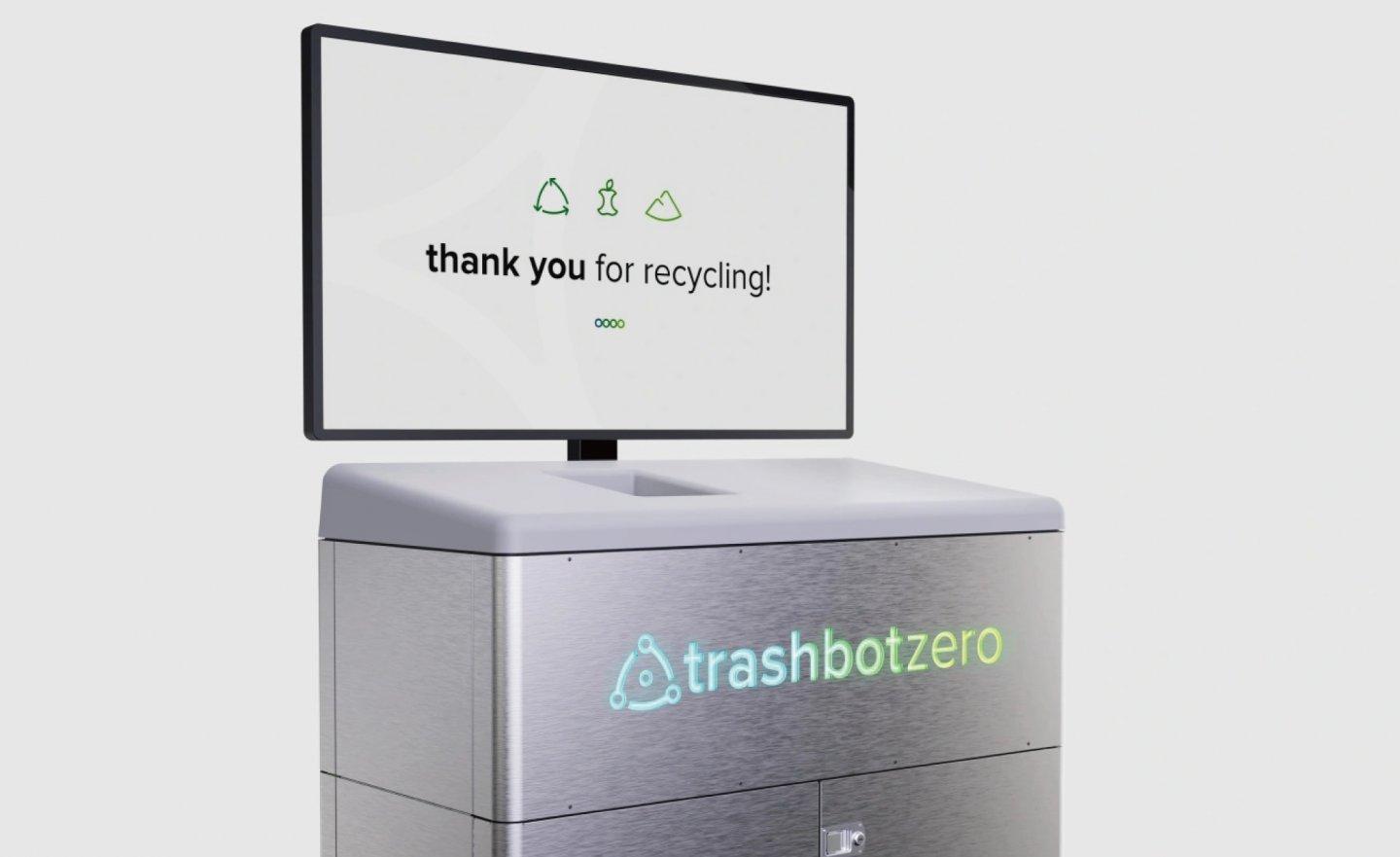 加上 AI 人工智慧的 TrashBot 垃圾箱，垃圾分類準確率高達 90%
