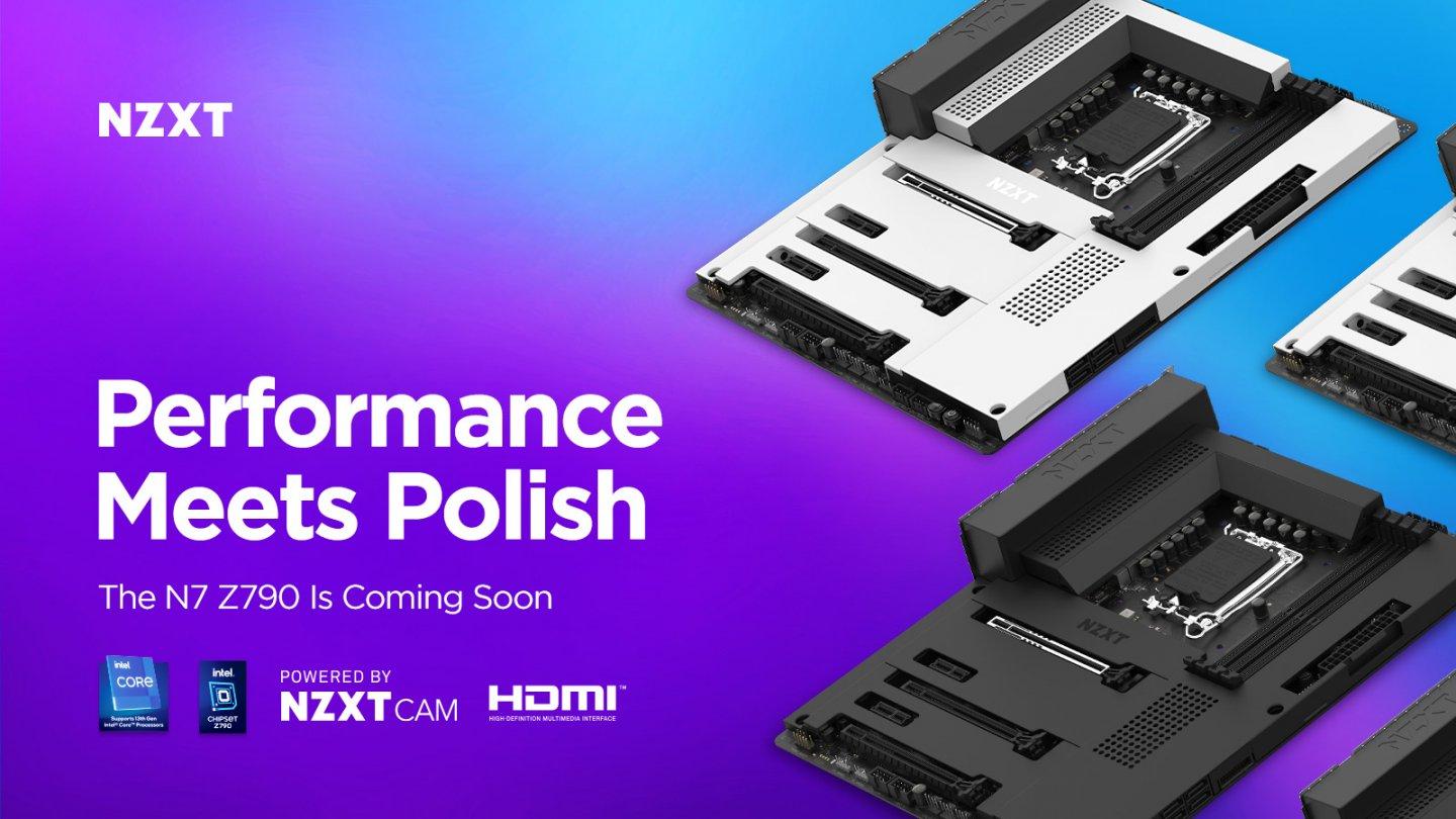 NZXT正式發布N7 Z790主機板，支援Intel® 最新一代處理器