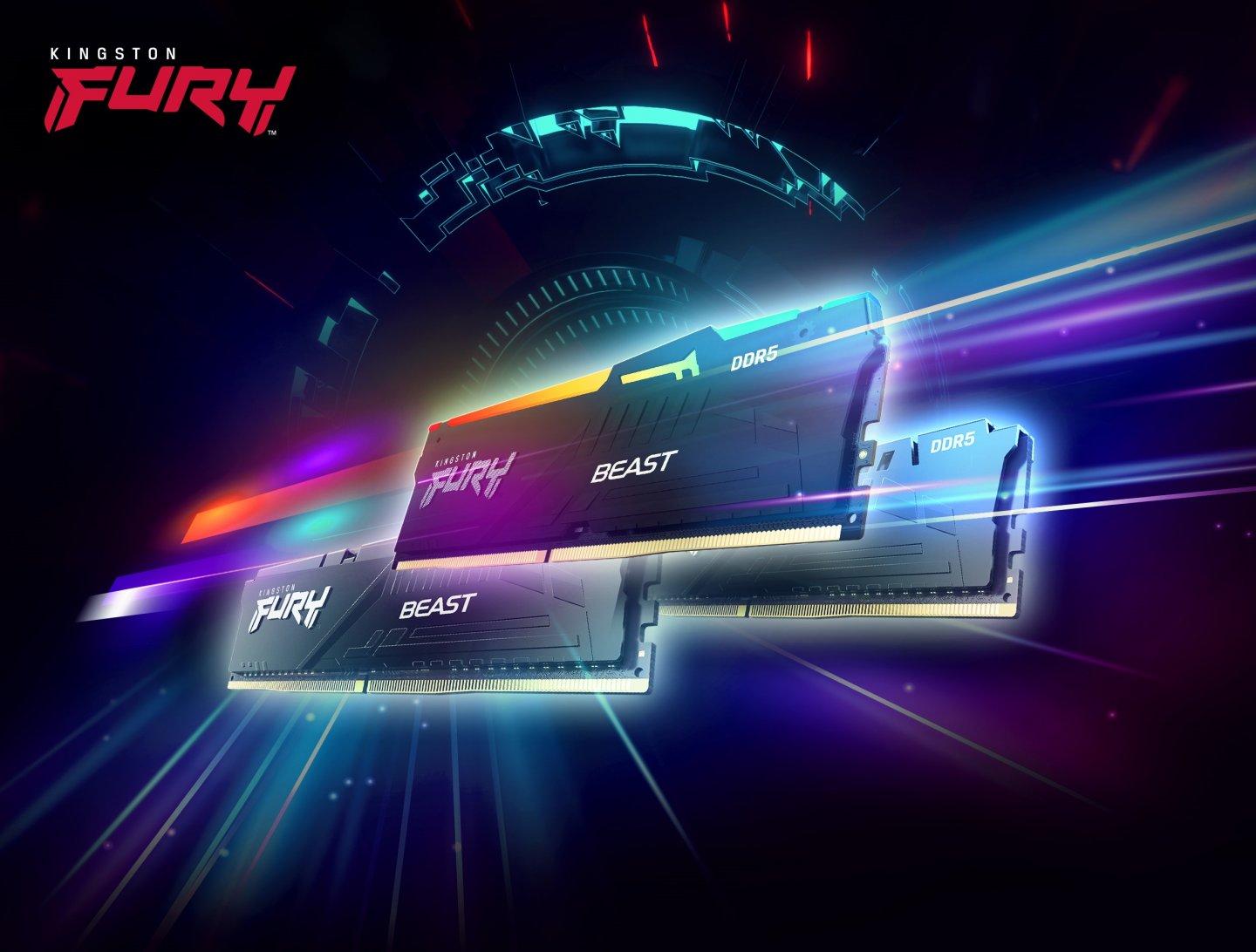 Kingston FURY Beast DDR5 AM5 記憶體登台，支援 AMD EXPO 自動超頻技術