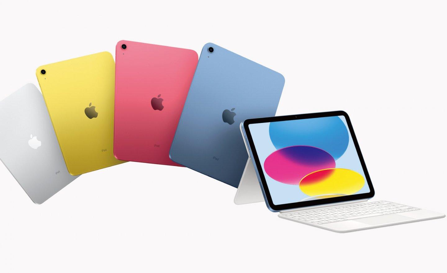 Apple 入門款 iPad 更新，具有四種顏色、USB-C 連接埠和 A14 晶片