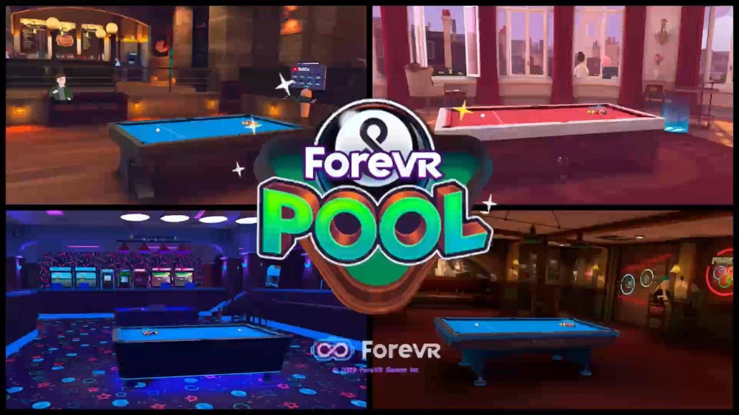 虛擬實境撞球遊戲《ForeVR Pool》進軍 Oculus Quest 2 和 Pro 平台推出