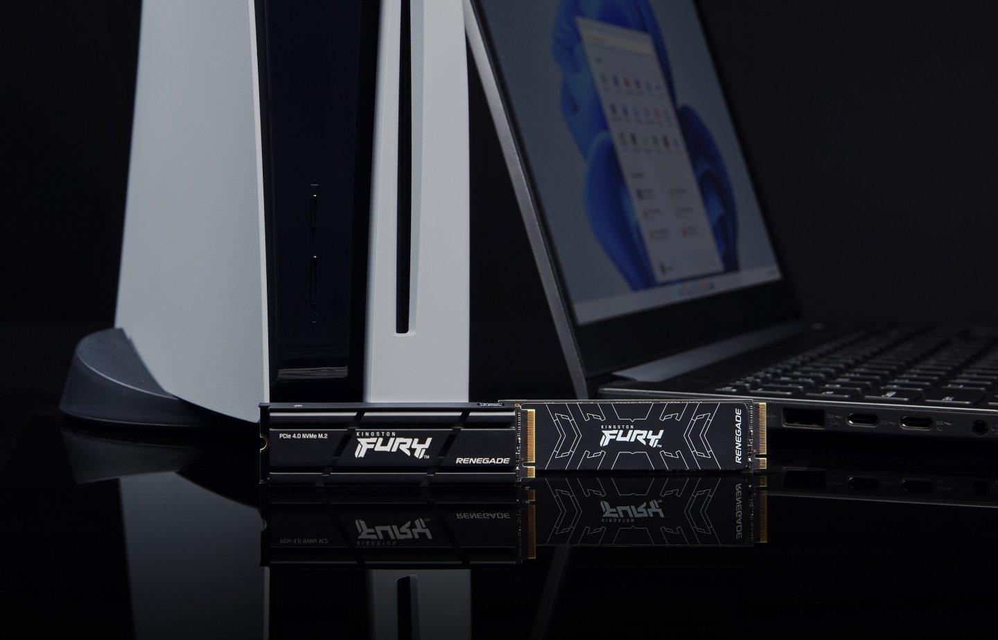 金士頓 宣布 Kingston FURY Renegade SSD 固態硬碟推出散熱片版本，可相容 PS5 主機