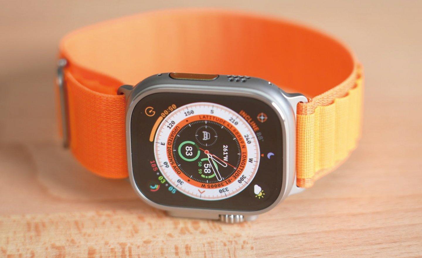 傳出 2024 年版 Apple Watch Ultra 螢幕增大 10%