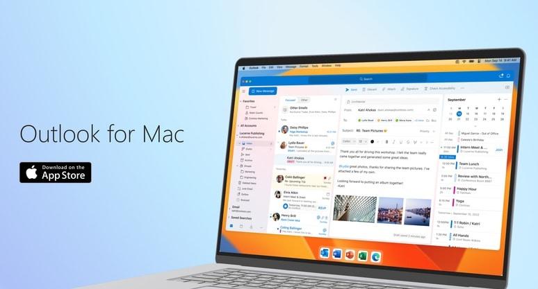 Microsoft Outlook for Mac 免費提供給所有人，但訂閱 Office 365 要付費