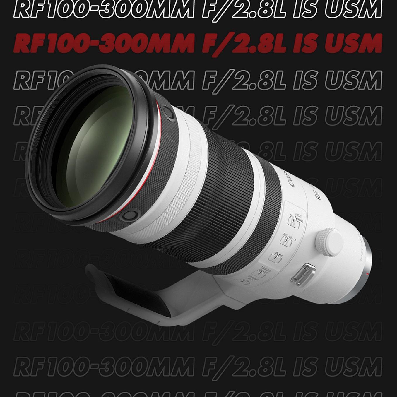 Canon 大光圈望遠變焦鏡頭 ​​​​​​​RF 100-300mm f/2.8L IS USM 即將現身